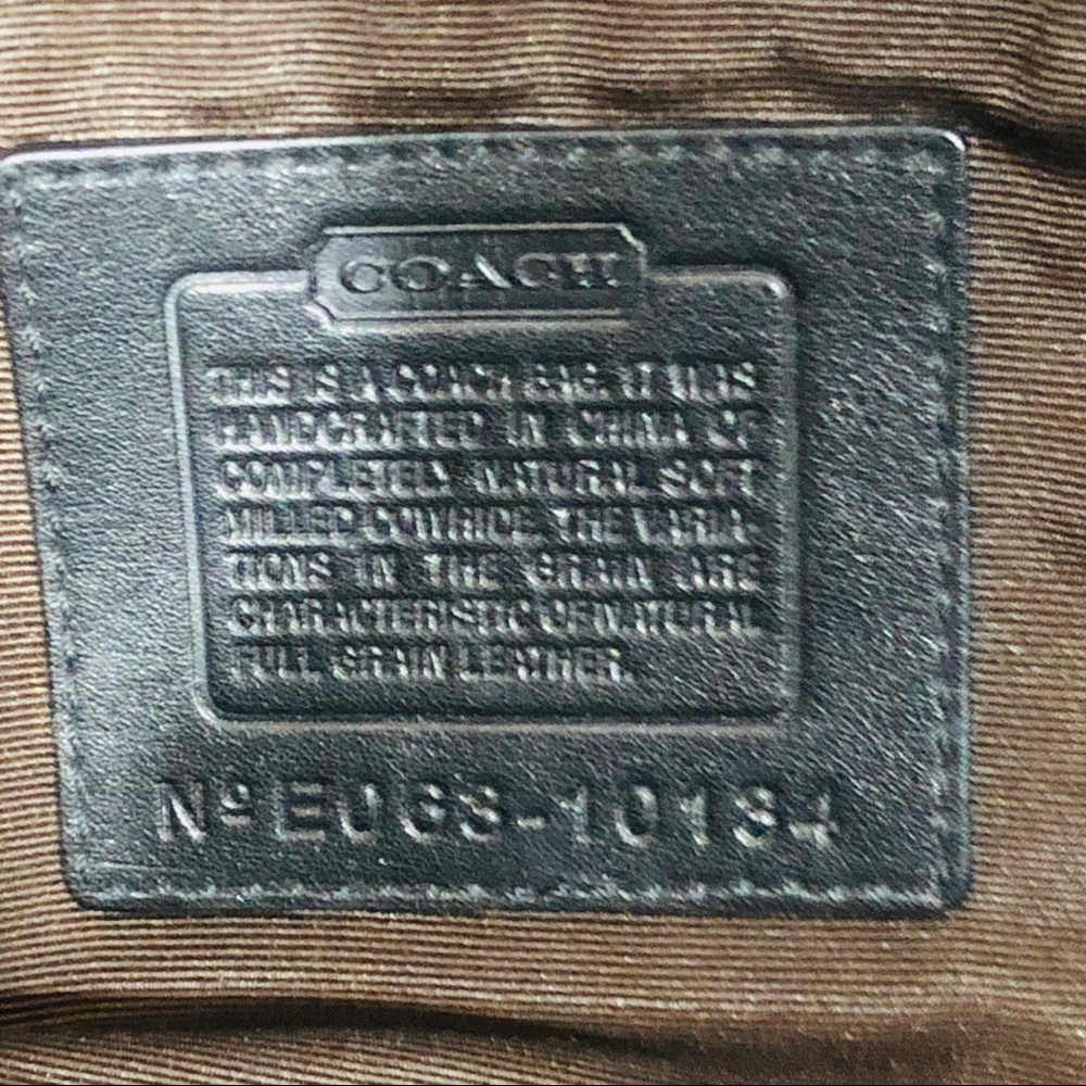 Coach Soho Vintage Y2K Pebbled Leather Buckle Flap Satchel Handbag Black 10184 E - Picture 2 of 4